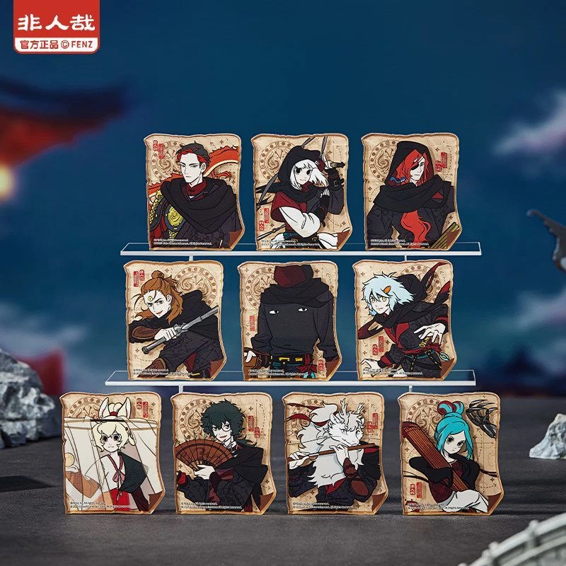 【正版】非人哉×刺客信条色纸亚克力冰箱贴伪拍立得Q萌人物盲盒盲袋