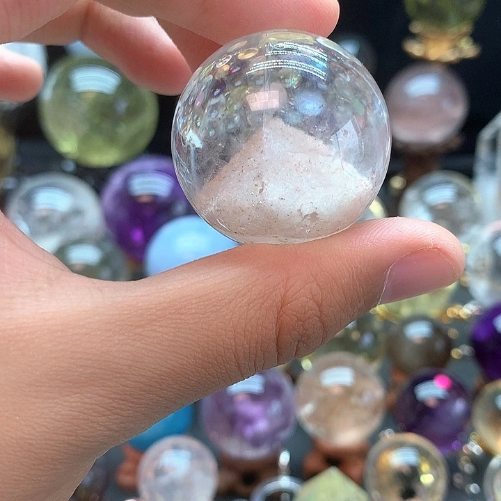 水晶球未镶嵌水晶下***吧