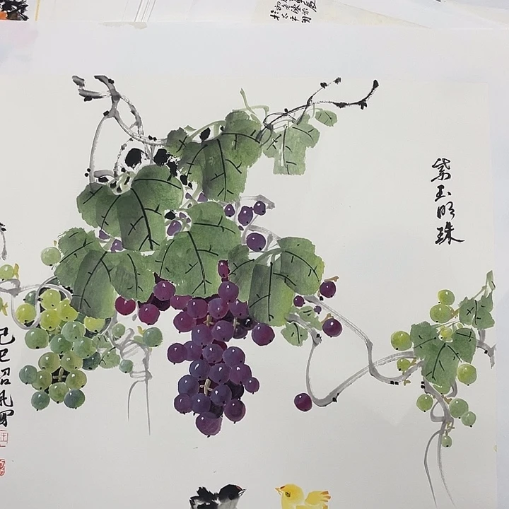 国画❤️****王绍凤老师作品 666666