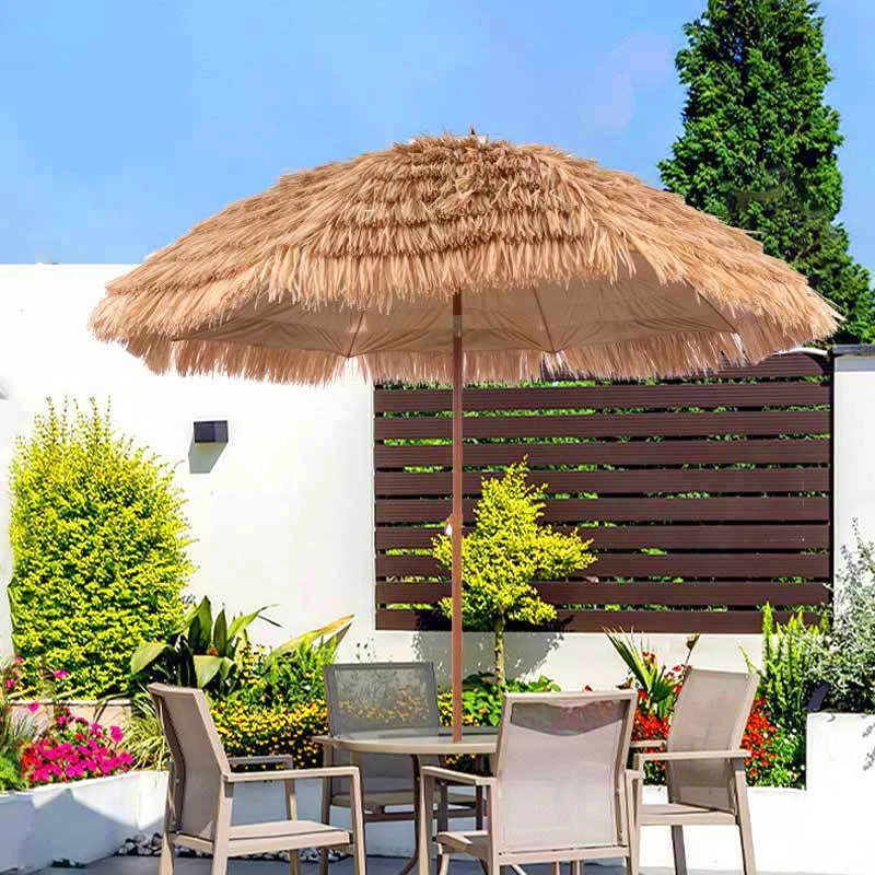 【好评率超99%同款】太阳伞遮阳伞户外沙滩伞稻草伞茅草伞景区网