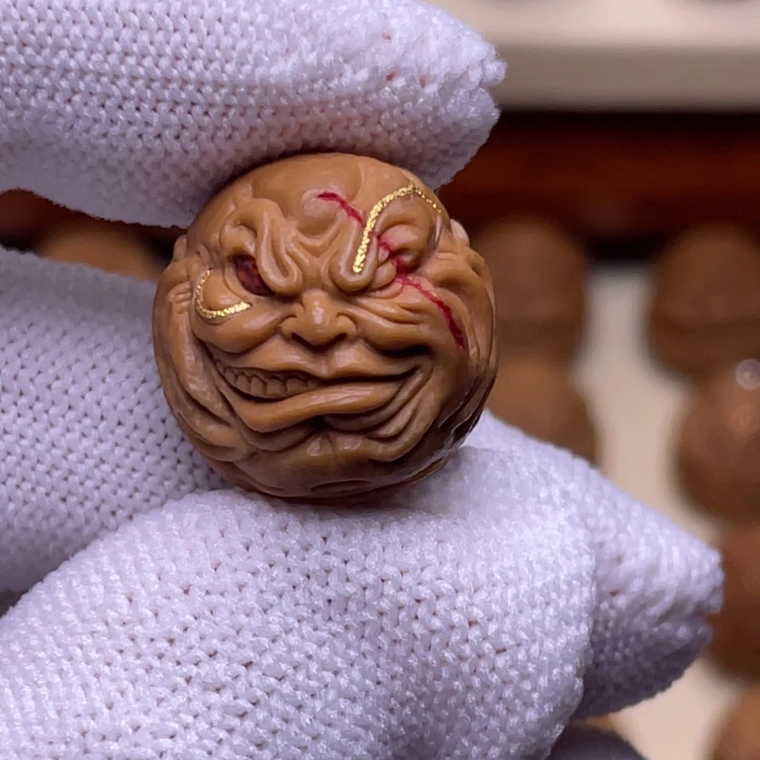 猴头核桃吊坠拽爷刀疤17+