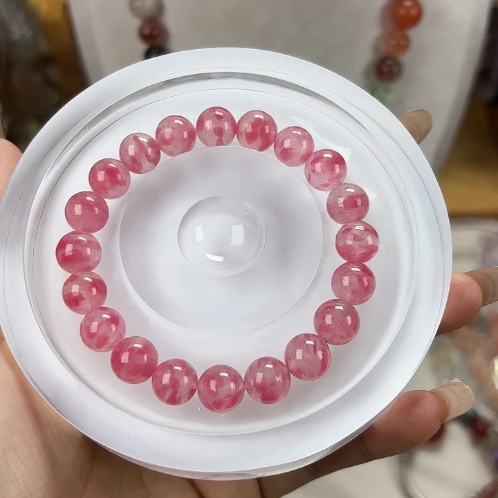 未镶嵌手链水晶蔷薇石樱花雨手穿
