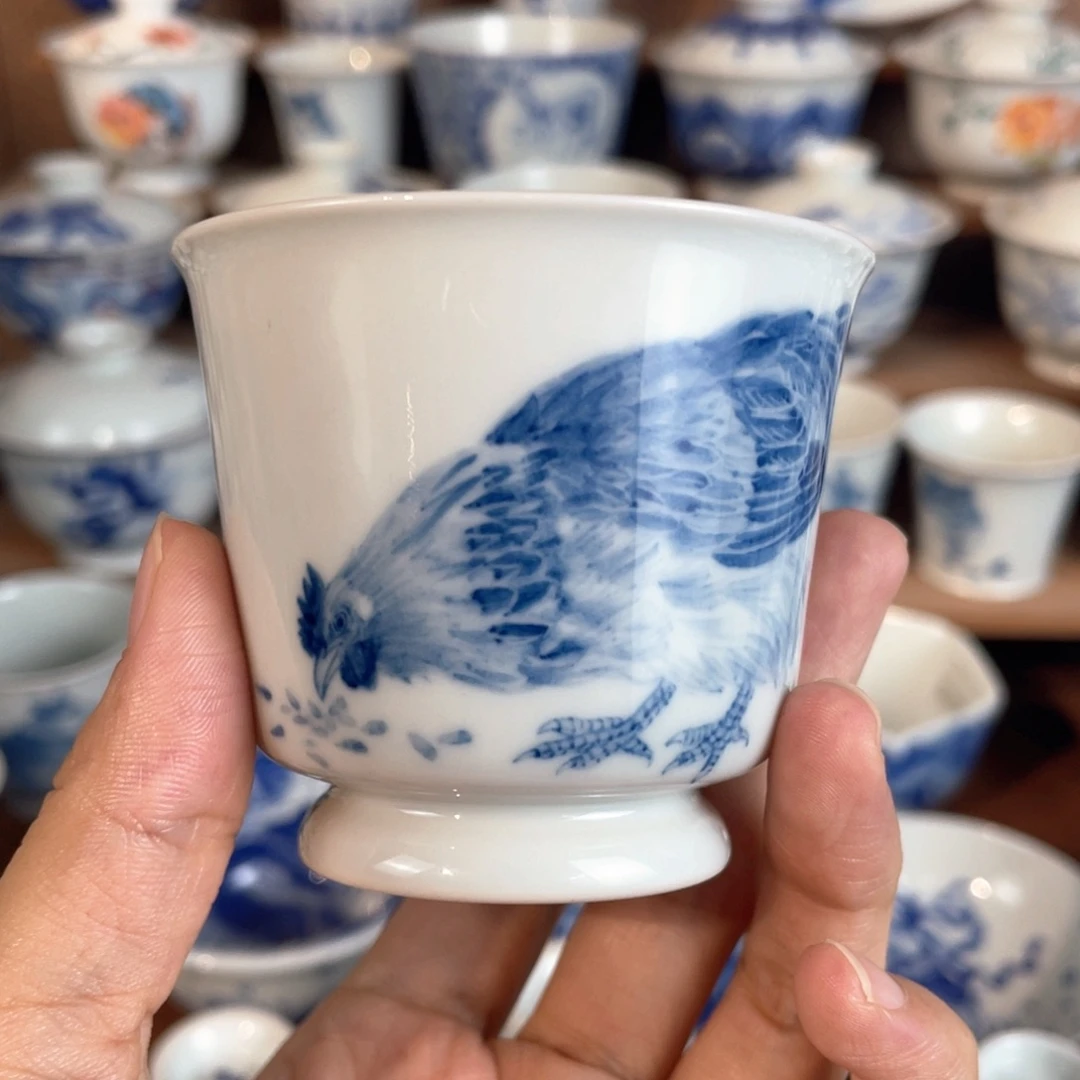 泥藝瓷梦母鸡杯杯