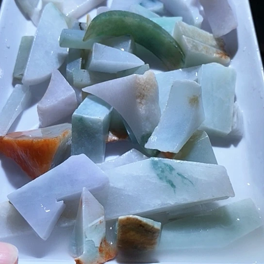 散珠翡翠边角料44
