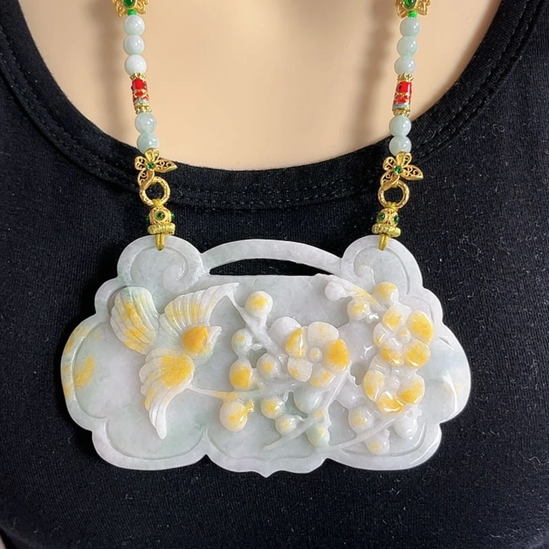 【闪购商品】翡翠颈饰未镶嵌挂件