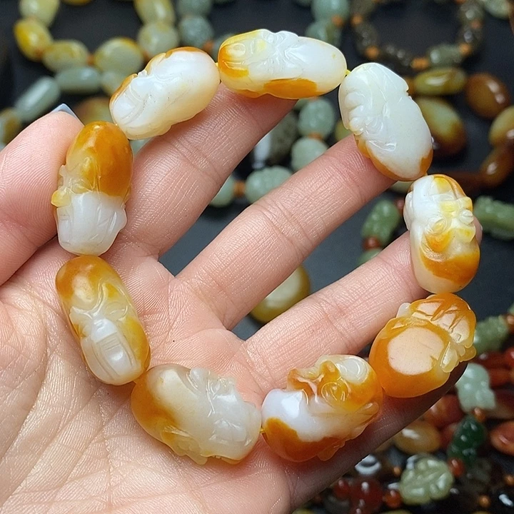 用***0和田玉未镶嵌手链