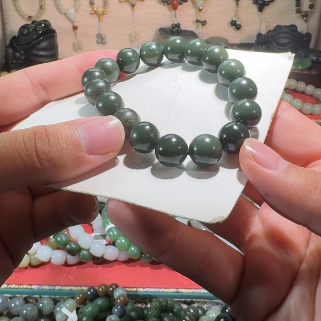 和田玉未镶嵌手链有包容