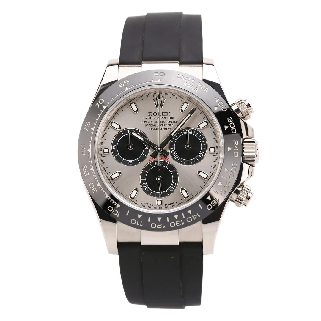95新 Rolex/劳力士 礼尚往来19年116519劳力士水泥灰男表82JW7