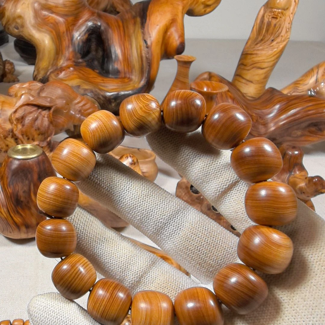 G***K柏木（崖柏）1.5*1.6老型珠