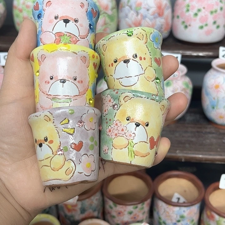 一***风手工制作多肉花盆
