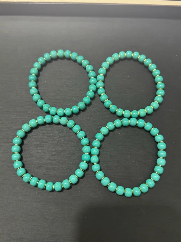 【玉道天承·老高专属 】绿松石手串多样性发 拍一发一