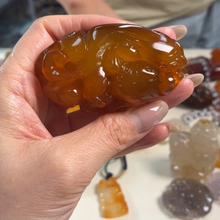 玛瑙/玉髓吊坠(不含链)未镶嵌