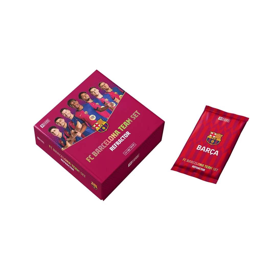 【代拆】ELEVENCARD 24/25 巴塞罗那足球俱乐部巴萨队盒折射系列