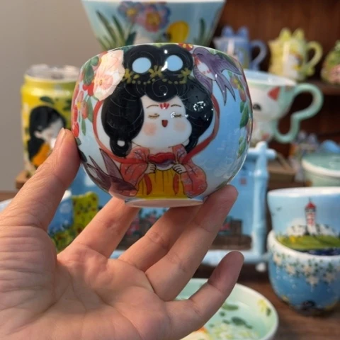 炉景德镇釉下手绘陶瓷
