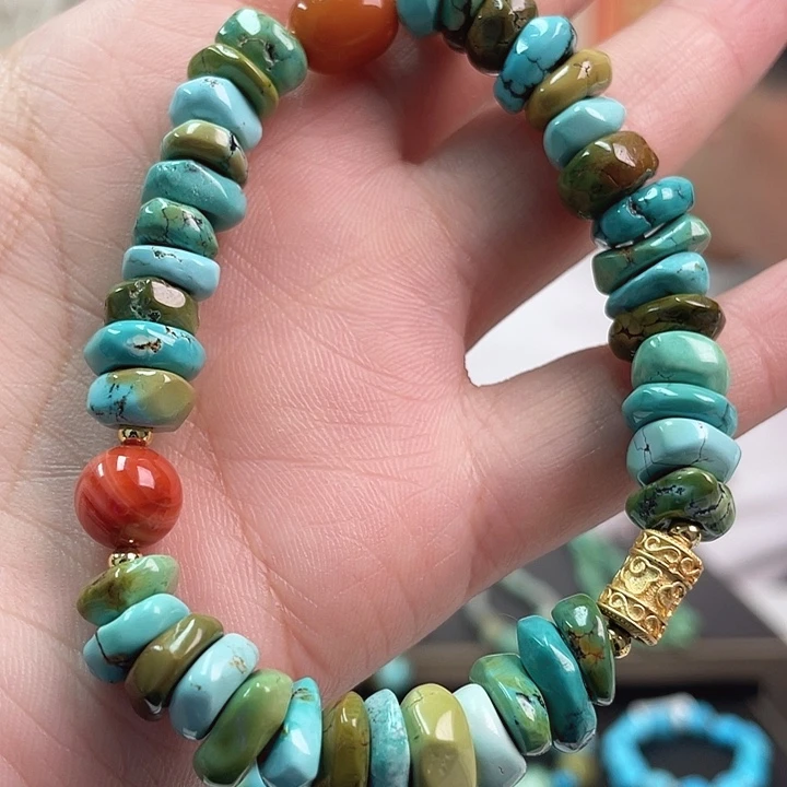 未镶嵌绿松石珠宝奇石