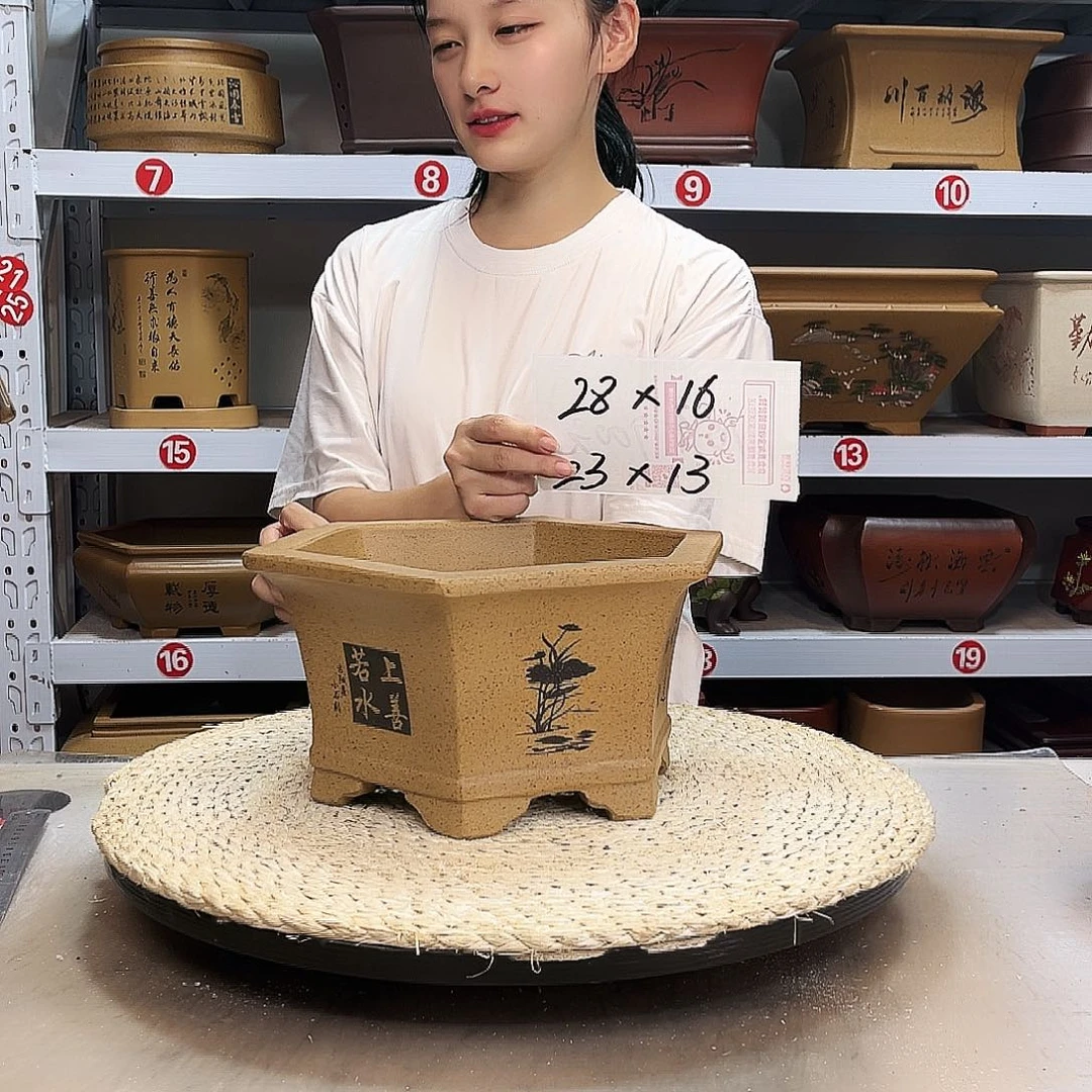 紫砂花盆紫砂花盆