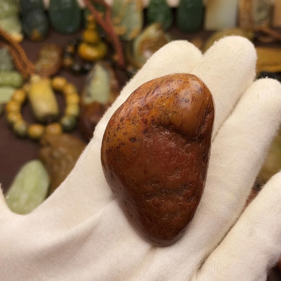 岫岩河磨玉（透闪石质玉）未镶嵌颈饰