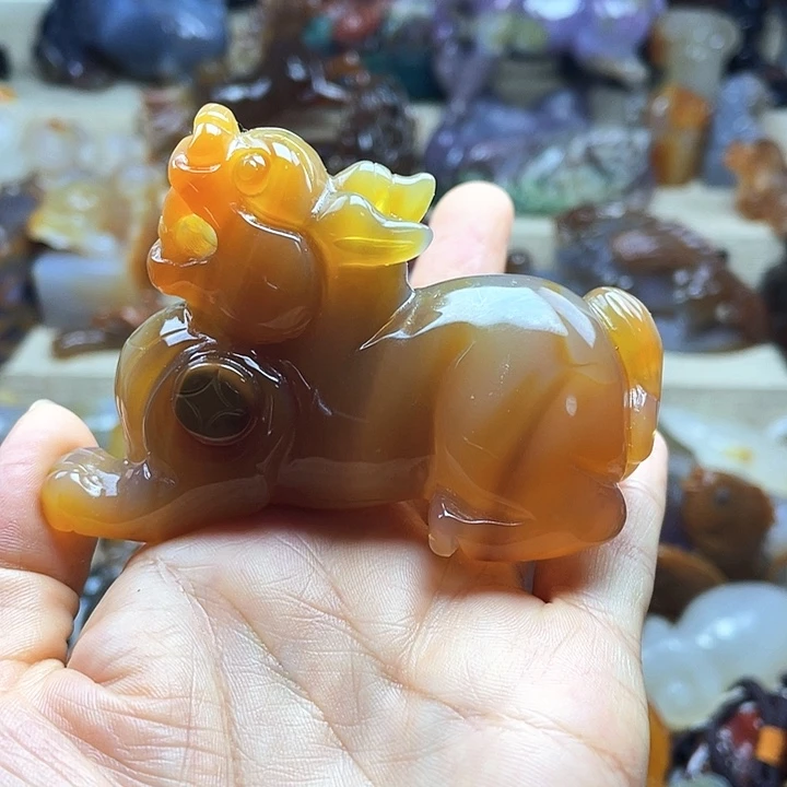 雨***。玛瑙/玉髓未镶嵌饰品