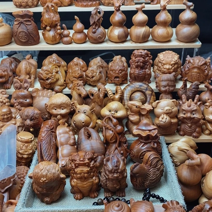 木质沉**鹅崖柏木雕。。。