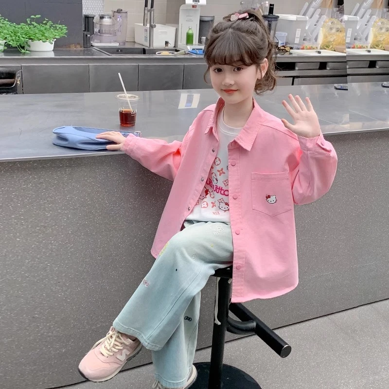 女童春装套装2025新款外套儿童洋气时髦上衣春秋季女孩网红衣服潮