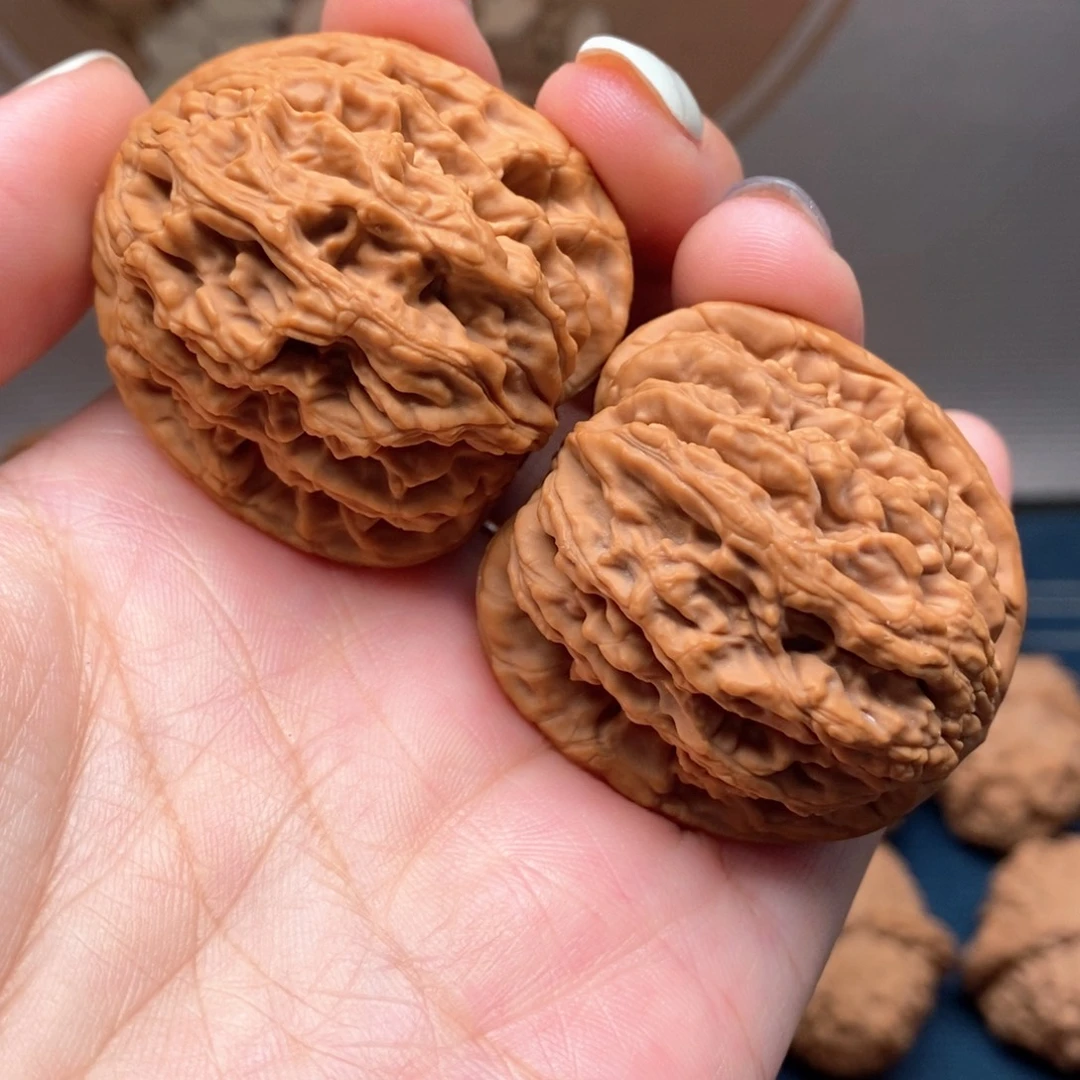 把件文玩核桃8麦穗虎39