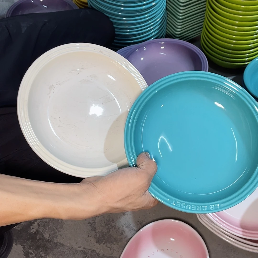 瓷片微瑕陶瓷 餐具2个