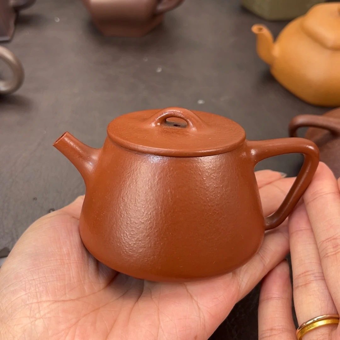 茶壶紫砂朱泥全手工150毫升