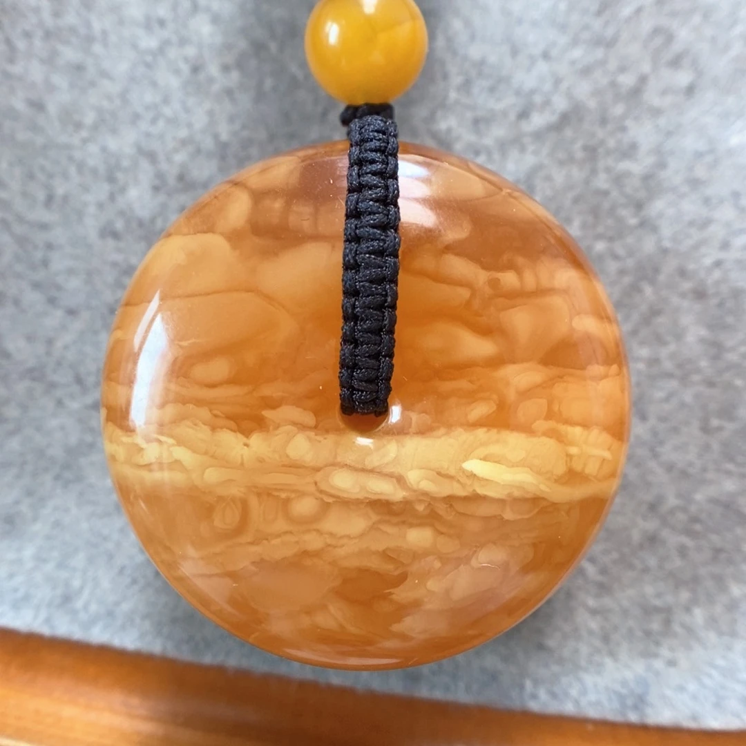 未镶嵌项链蜜蜡蜜蜡吊坠