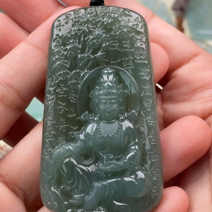 翡翠未镶嵌颈饰天然翡翠a货