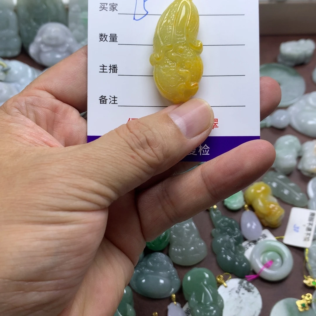 颈饰未镶嵌翡翠缅甸A货翡翠