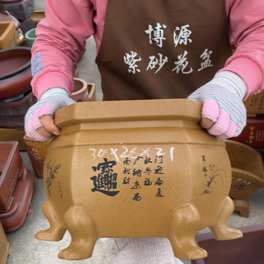 紫砂花盆盆景艺术