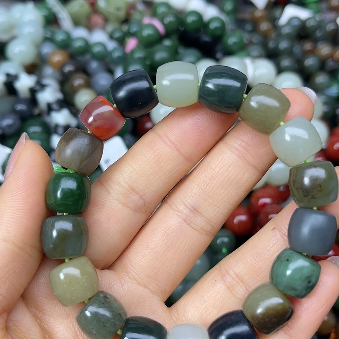 和田玉未镶嵌手链