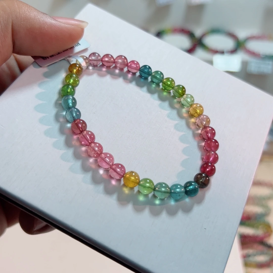 碧玺未镶嵌手链碧玺