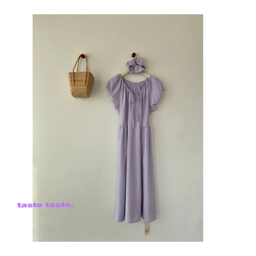 【taste taste. 夏季精选】韩系带发圈连衣裙