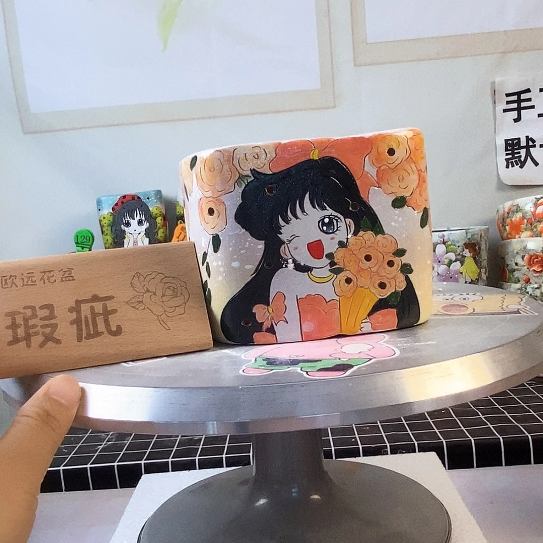 紫砂花盆满28包邮