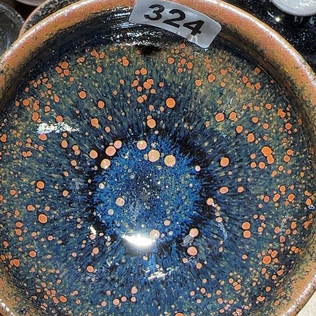 茶盏琢泥窑开窑柴窑