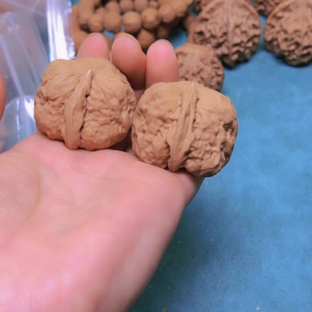 【闪购商品】摆件核桃38蛤蟆头一帆风顺修尖