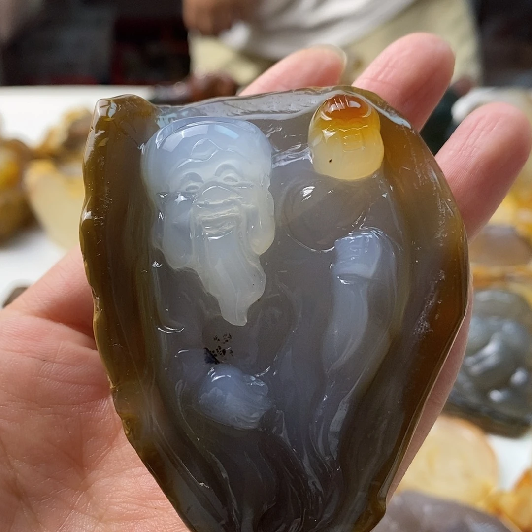 玛瑙/玉髓未镶嵌颈饰
