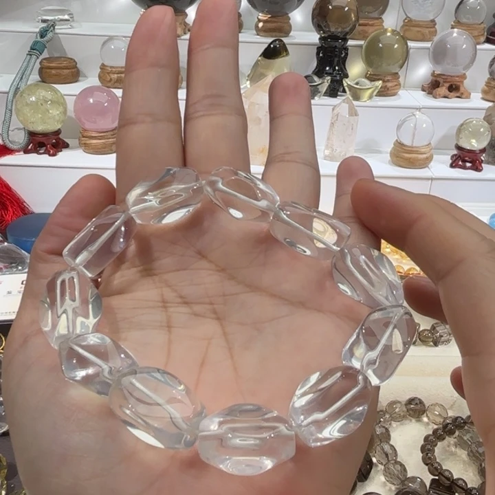 未镶嵌手链水晶奶白晶