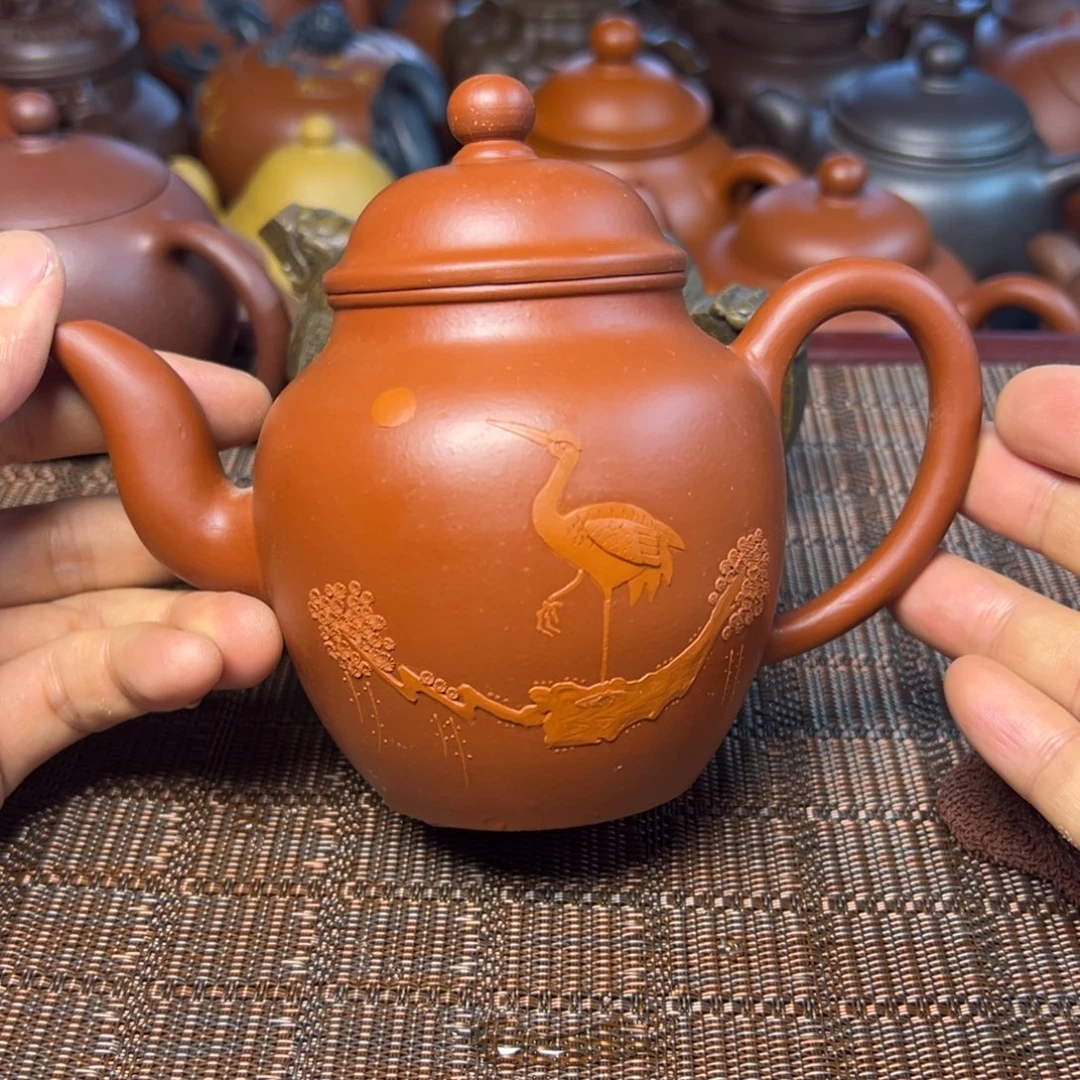 茶壶紫砂宜兴原矿紫砂壶350毫升容量