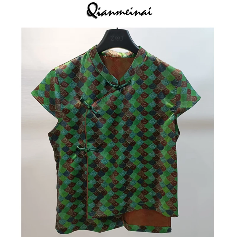 短袖上衣新中式小衫