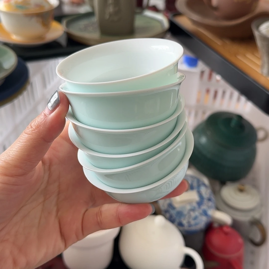 微瑕陶瓷茶具茶杯茶壶