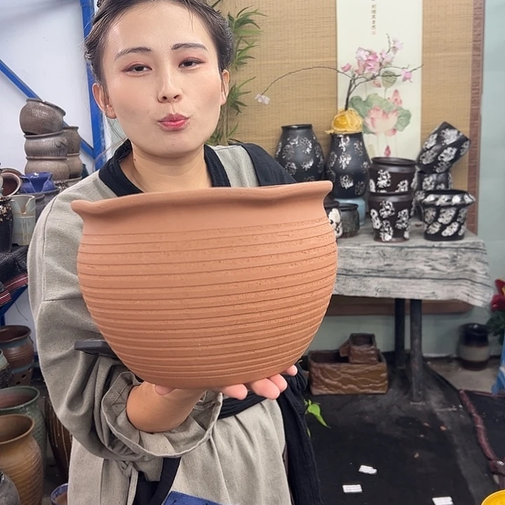 25+18 粗陶花盆有孔
