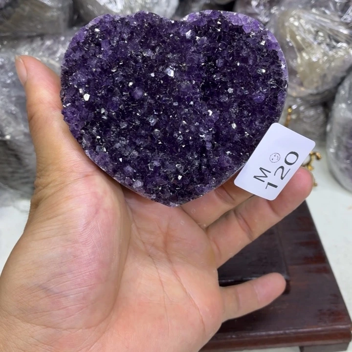 未镶嵌摆件紫晶水晶