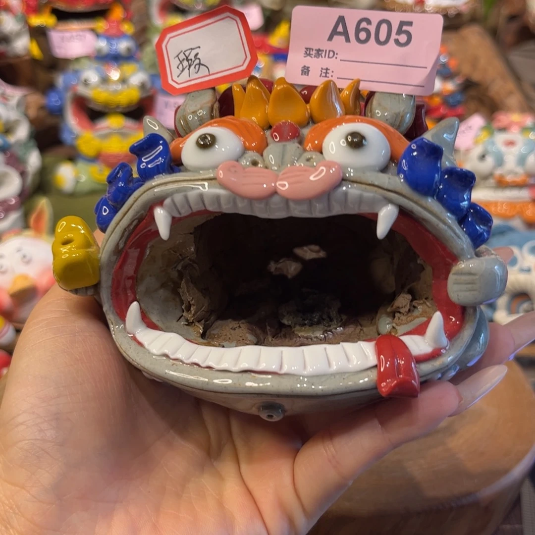 泥塑纯手工陶瓷摆件