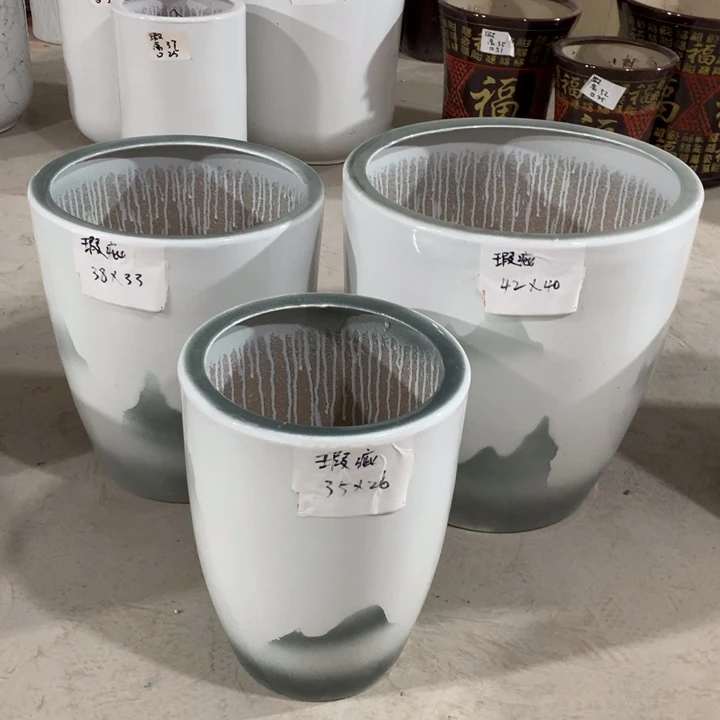 【闪购商品】红陶陶瓷花盆默认瑕疵