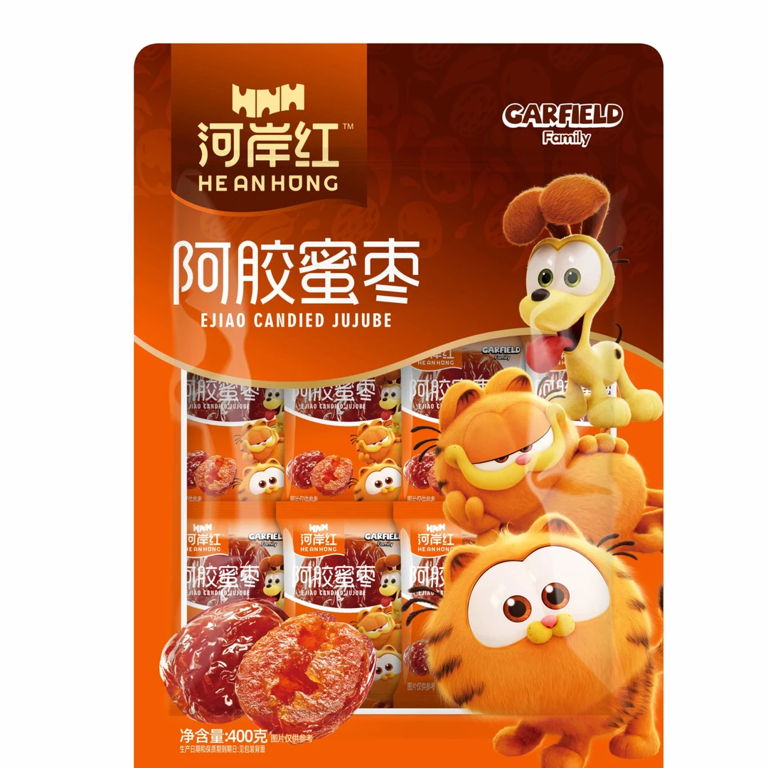 河岸红阿胶蜜枣独立包装零添加去核大枣网红办公休闲零食