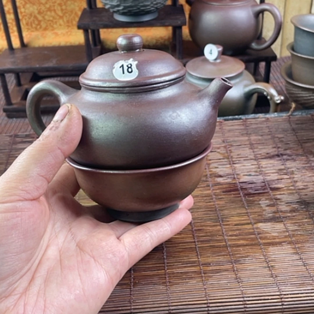 【闪购商品】友**在柴烧茶壶180毫升左右瑕主人杯