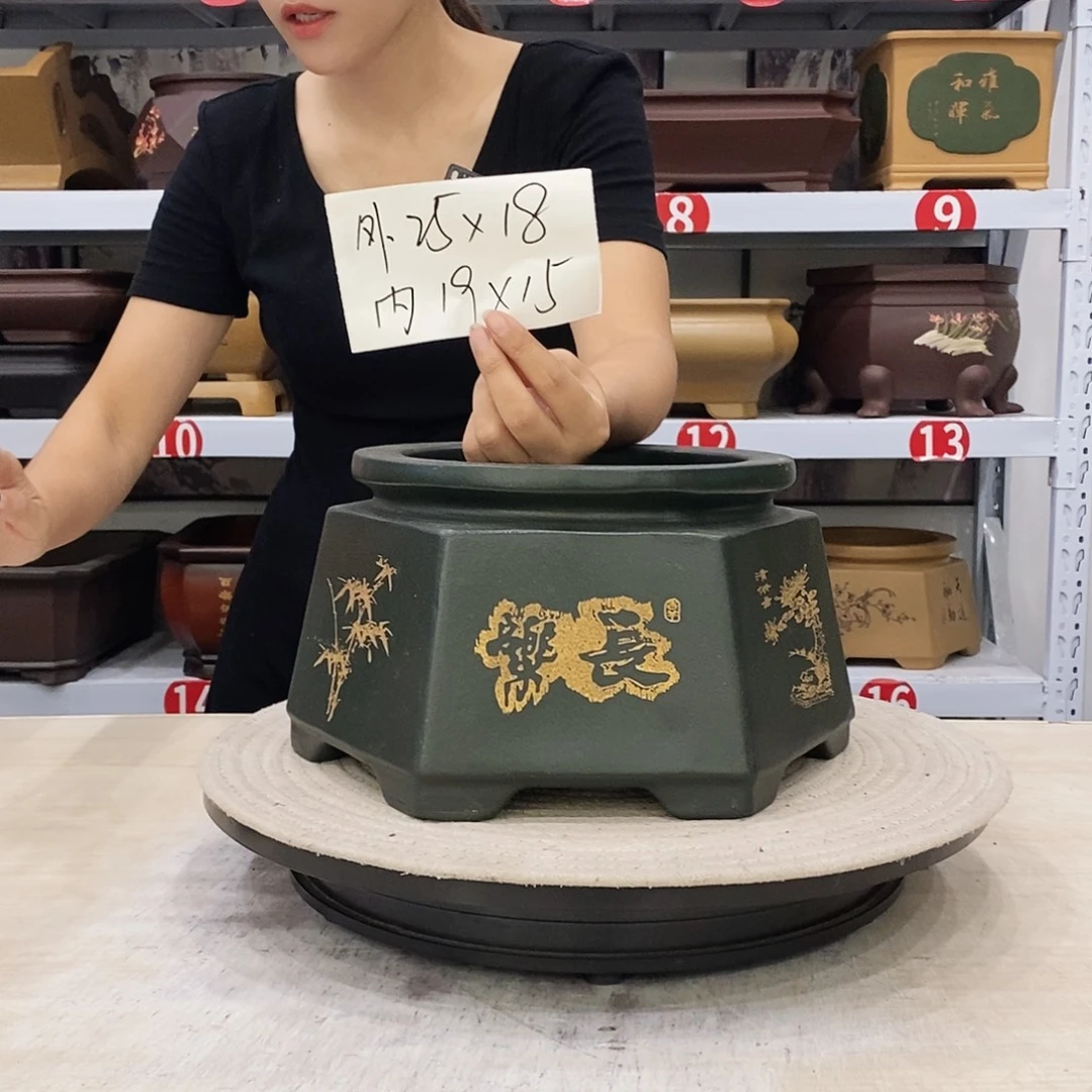 紫砂花盆紫砂花盆