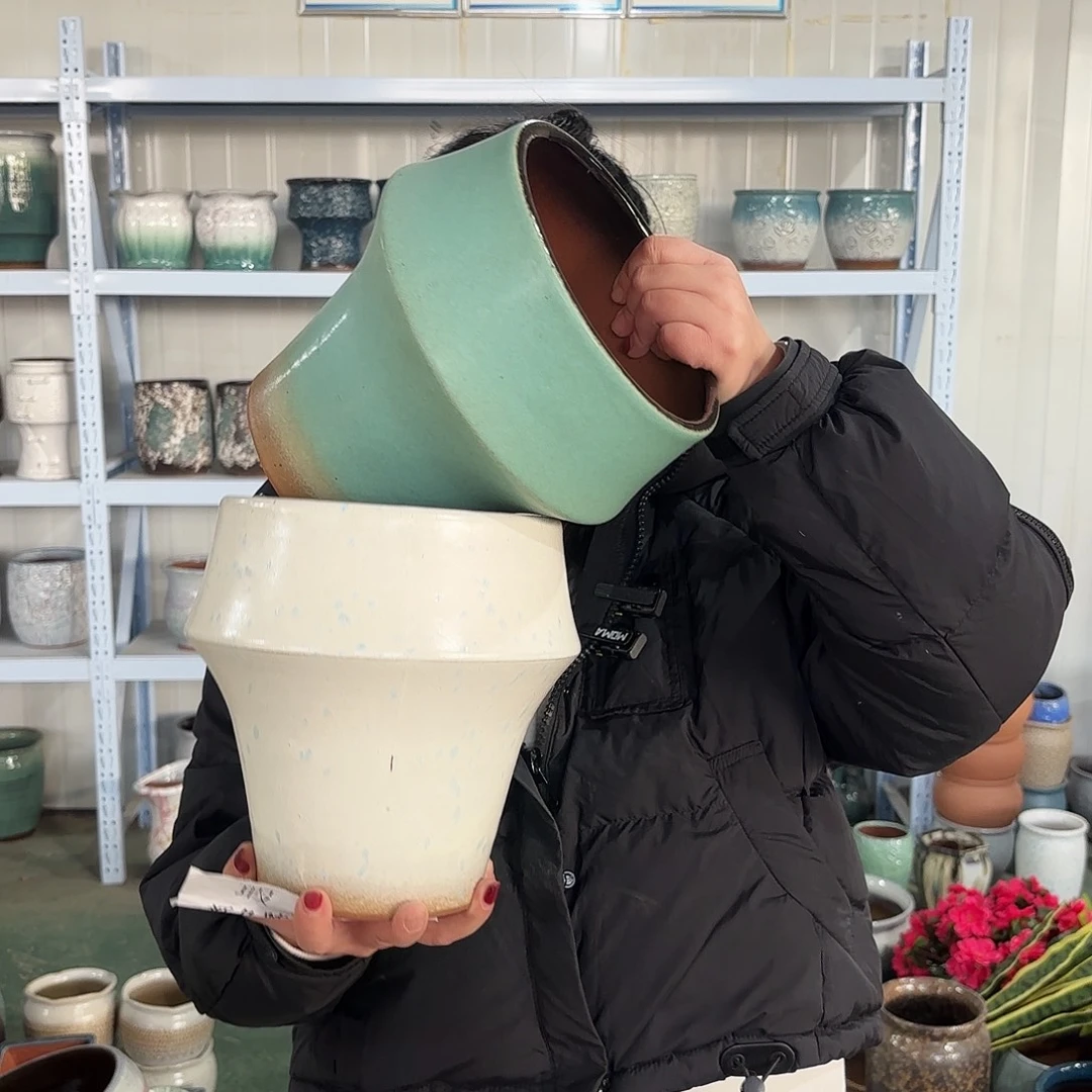 正品两个高21/18红陶